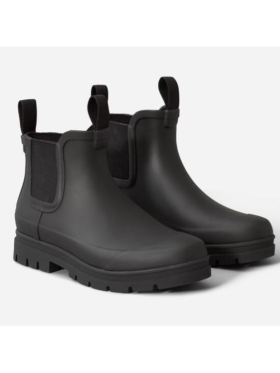 Everlane Shoes - Everlane Black Chelsea Rain Boots Size 7 Waterproof Lug Sole Minimalist NWOB